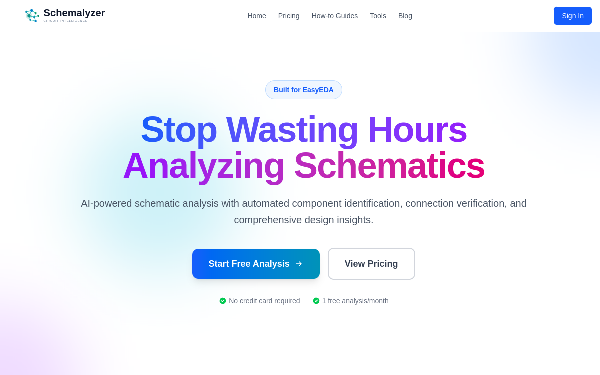 Screenshot von Schemalyzer