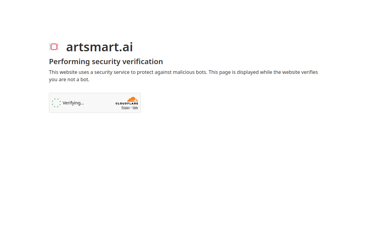 Screenshot von ArtSmart AI