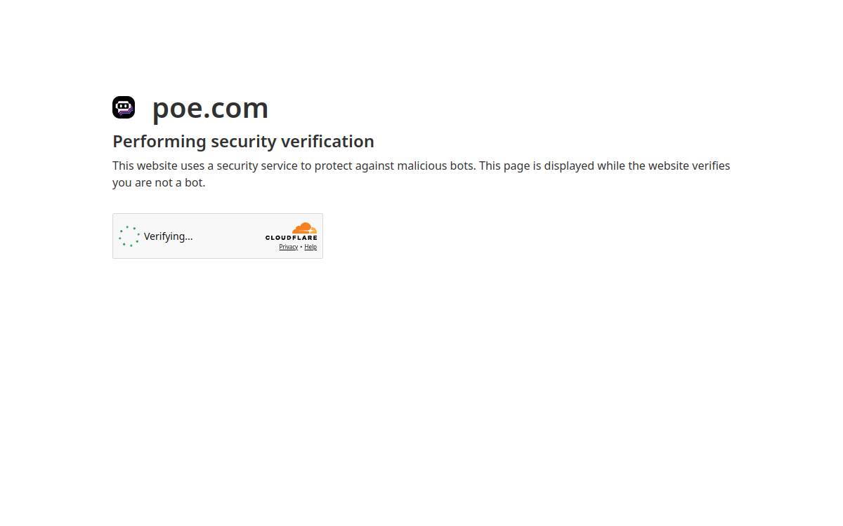Screenshot von Poe