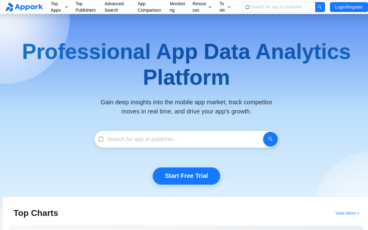 Screenshot von Appark AI