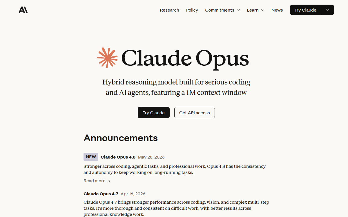 Screenshot von Claude Opus 4.5