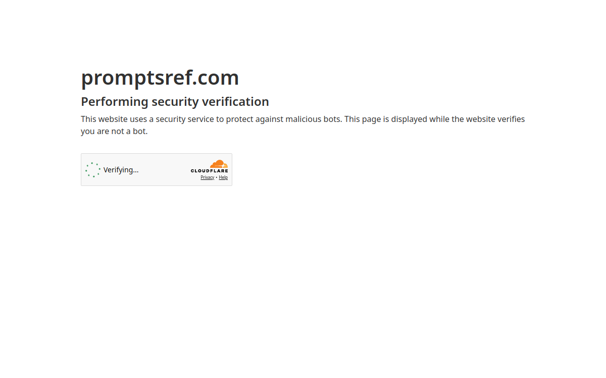 Screenshot von PromptsRef