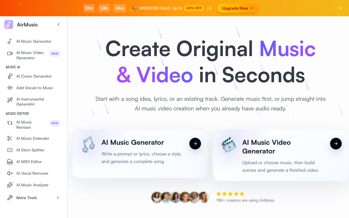 Screenshot von AirMusic