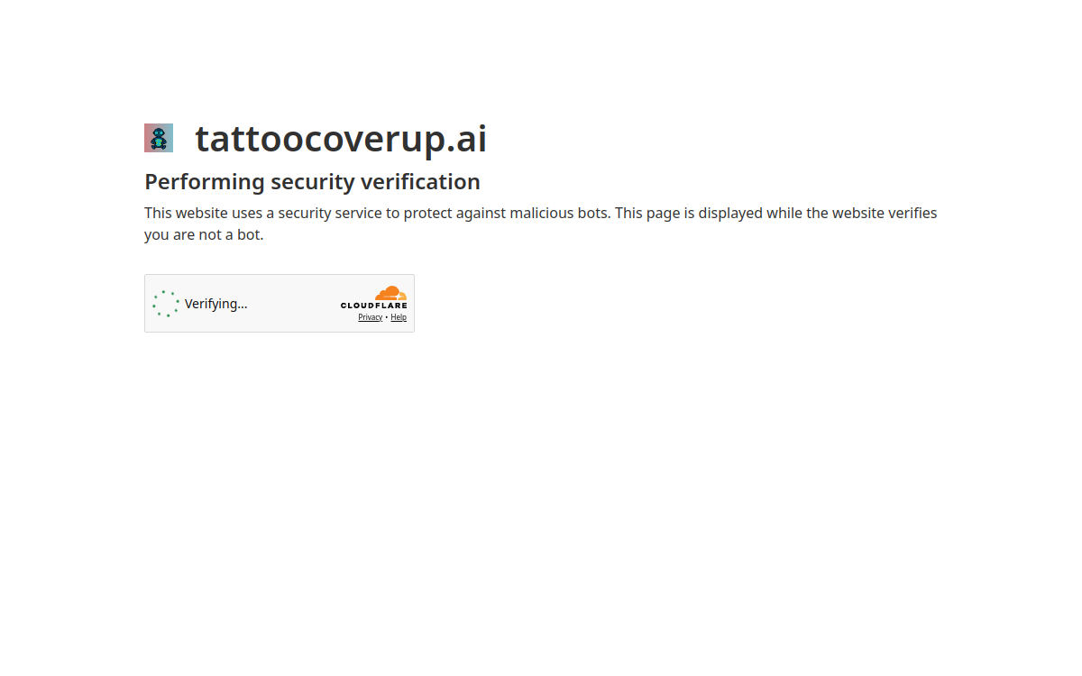 Screenshot von TattooCoverUp