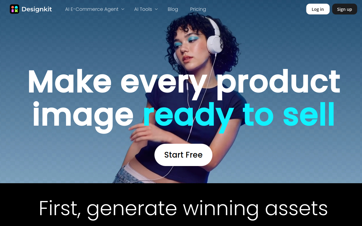 Screenshot von Designkit