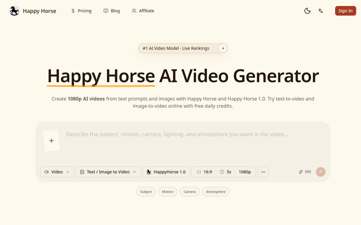 Screenshot von Happy Horse