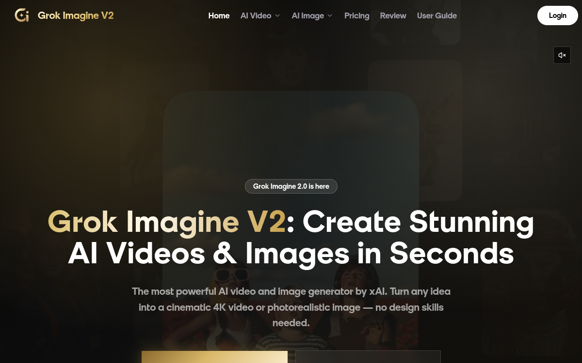 Screenshot von Grok Imagine 2