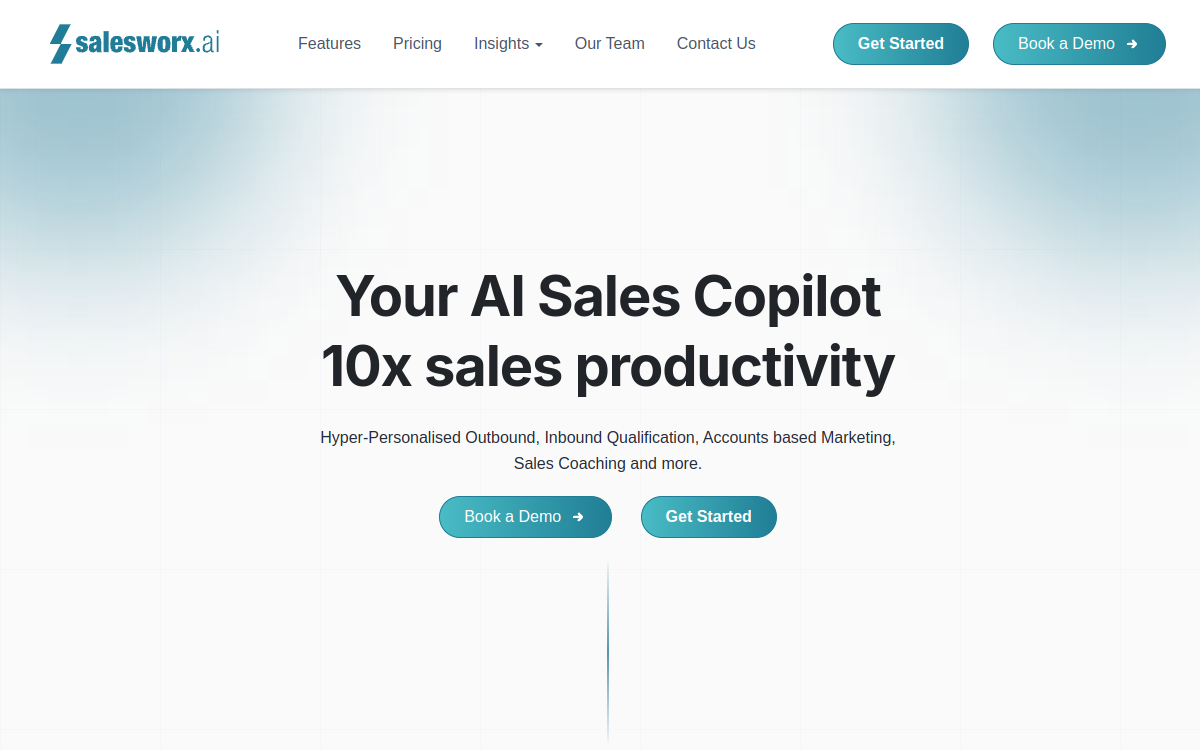 Screenshot von Salesworx