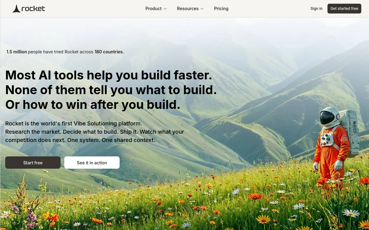 Screenshot von Rocket