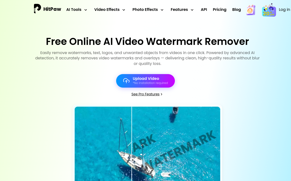Screenshot von HitPaw Watermark Remover