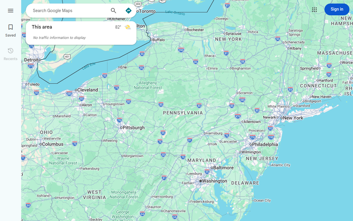 Screenshot von Ask Maps