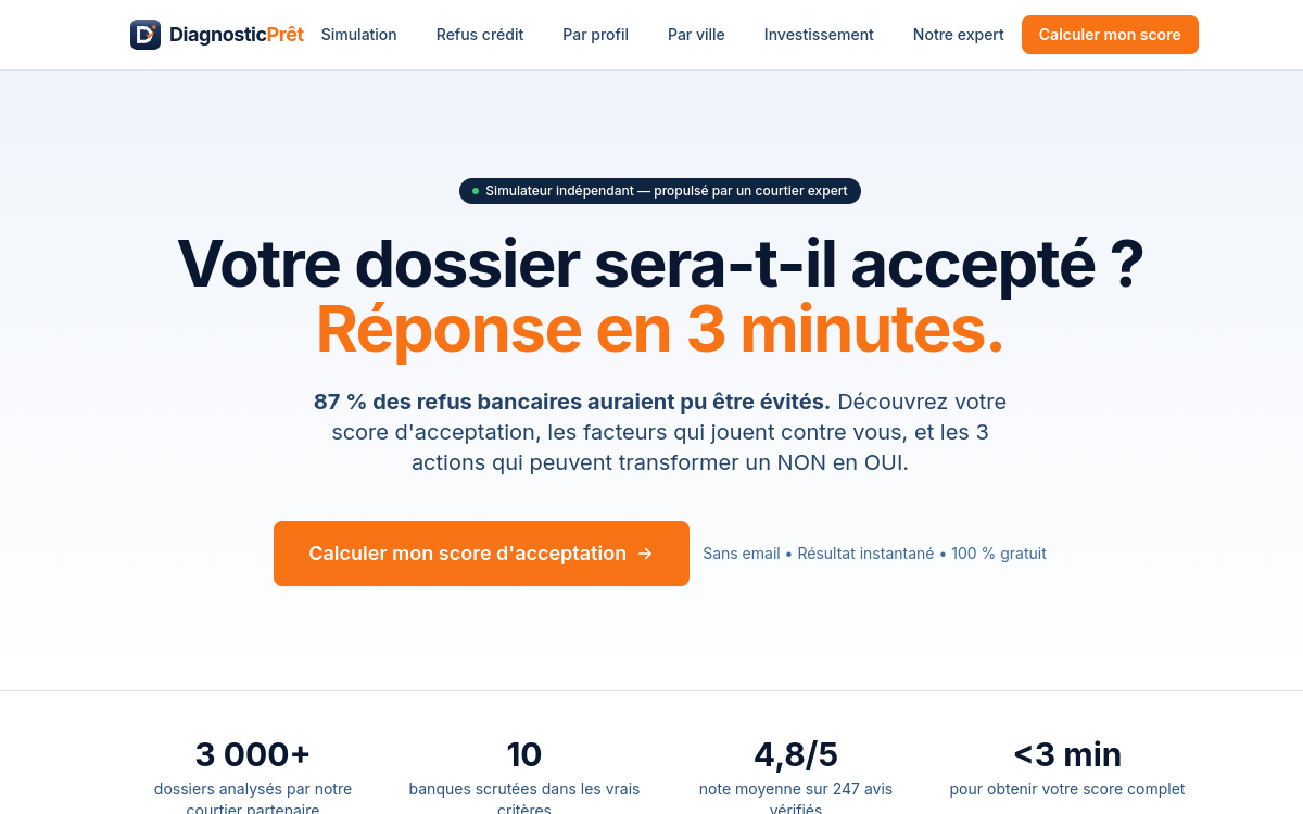 Screenshot von DiagnosticPrêt