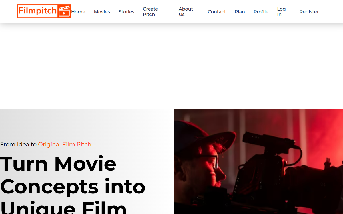 Screenshot von Filmpitch