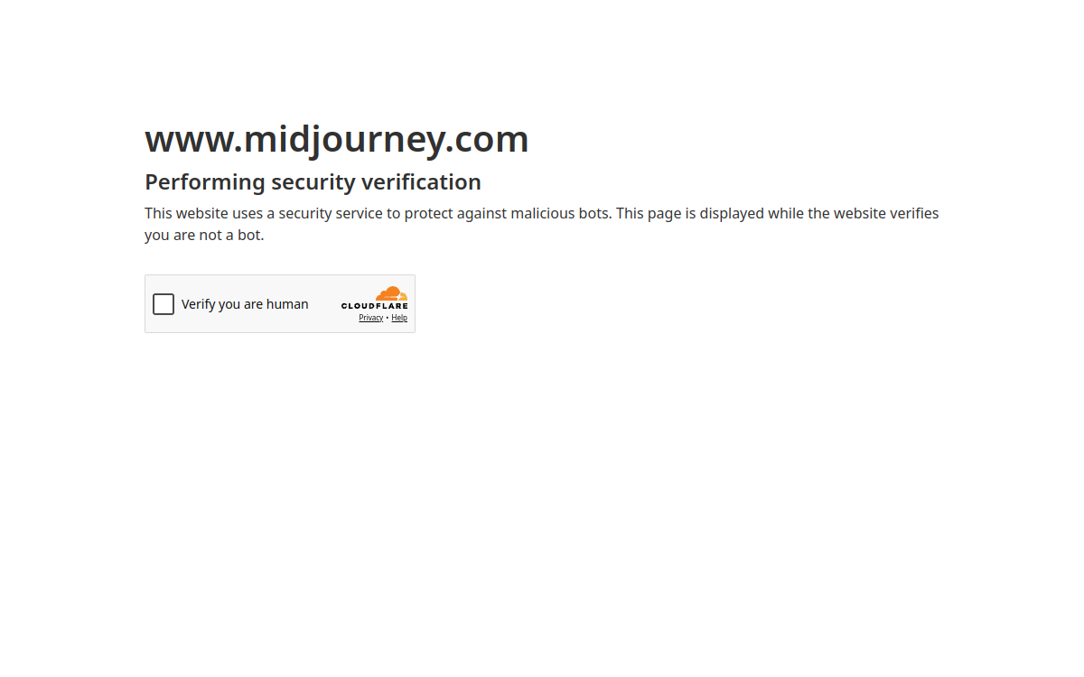 Screenshot von Midjourney