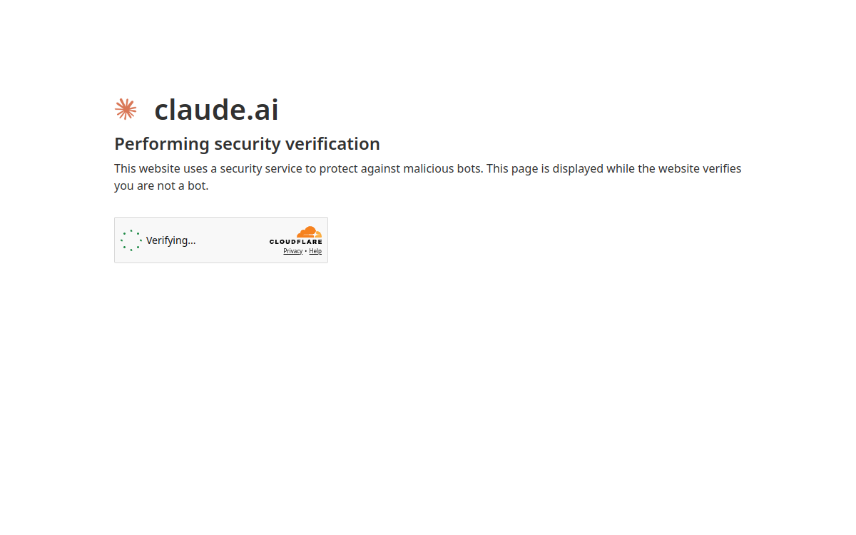 Screenshot von Claude AI