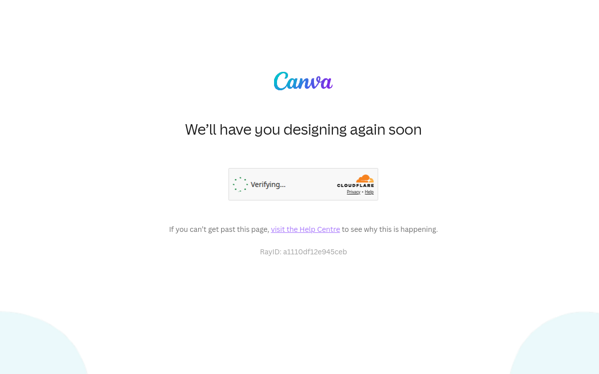 Screenshot von Canva