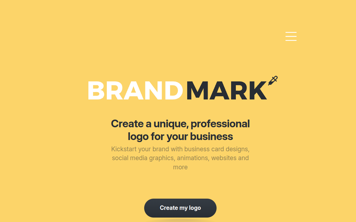 Screenshot von Brandmark