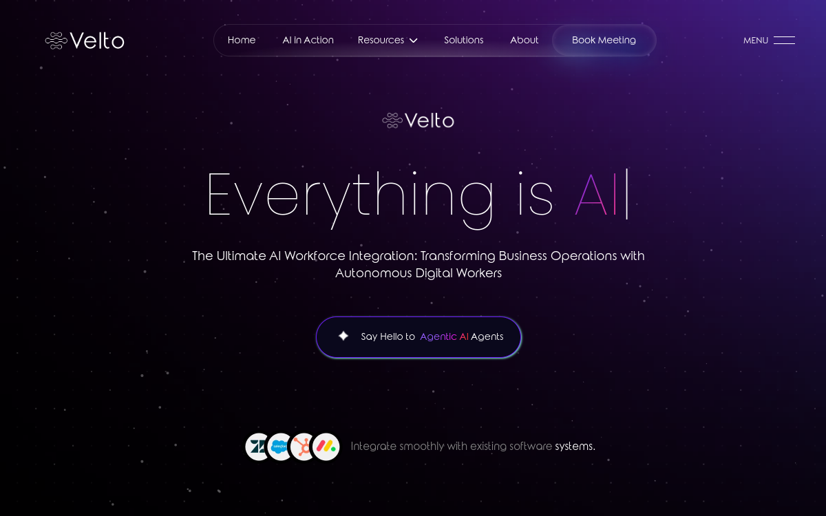 Screenshot von Velto