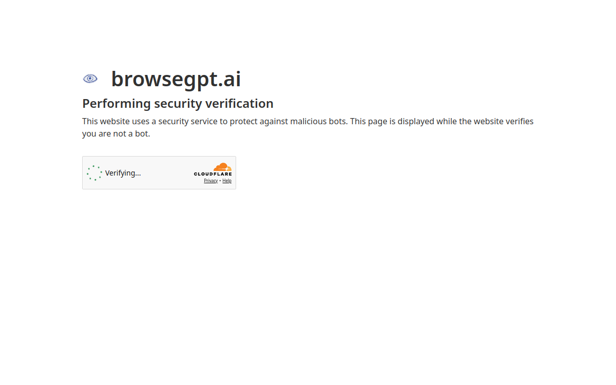 Screenshot von BrowseGPT