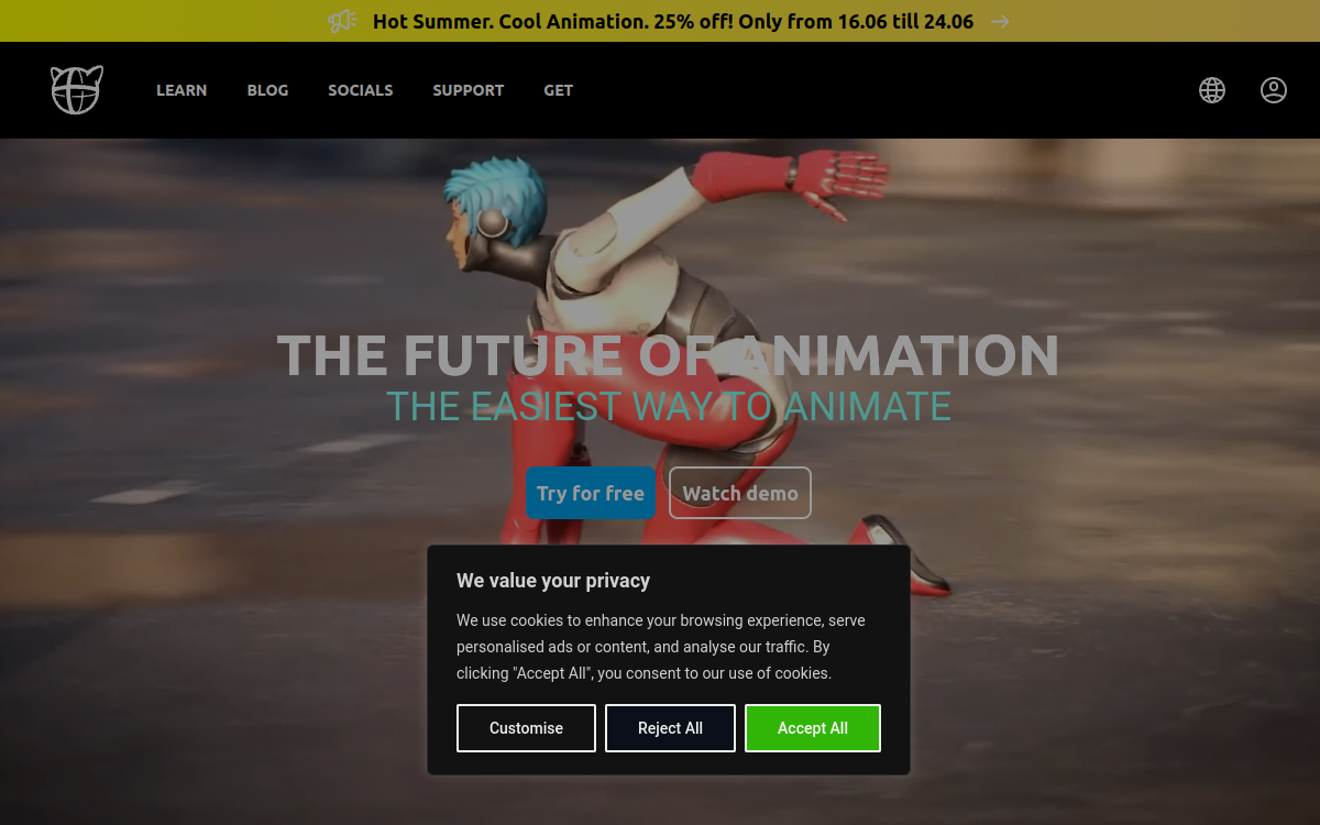 Screenshot von Cascadeur