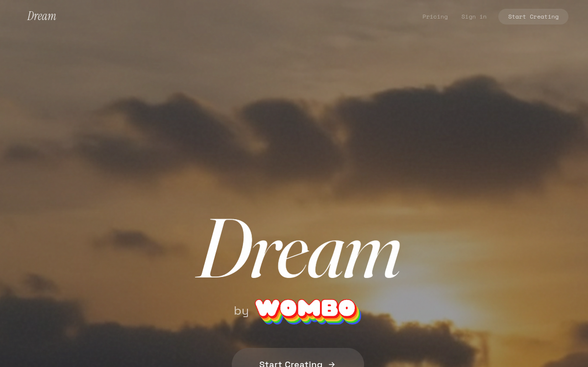 Screenshot von Dream by WOMBO