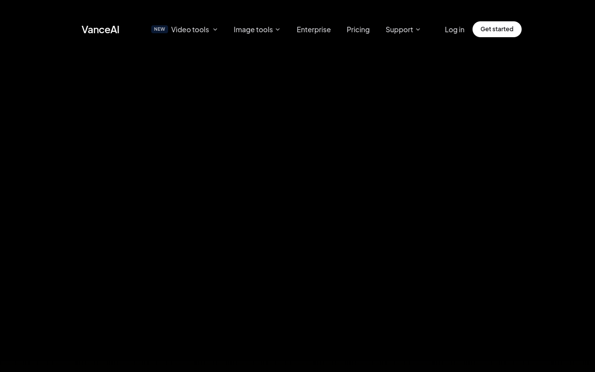 Screenshot von VanceAI