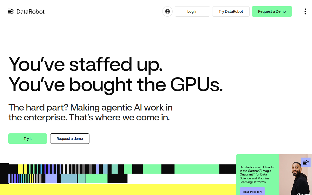 Screenshot von DataRobot