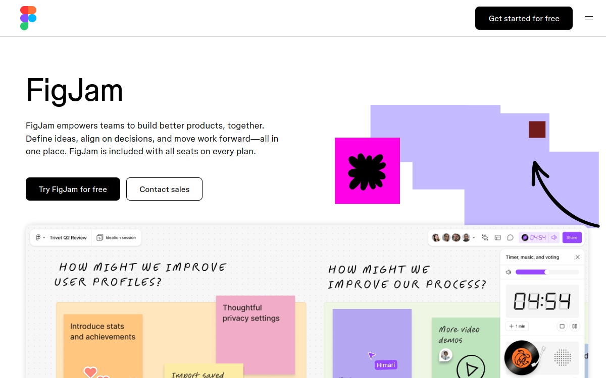 Screenshot von Figma FigJam AI