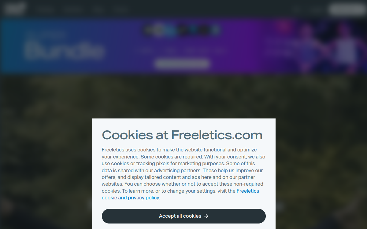 Screenshot von Freeletics
