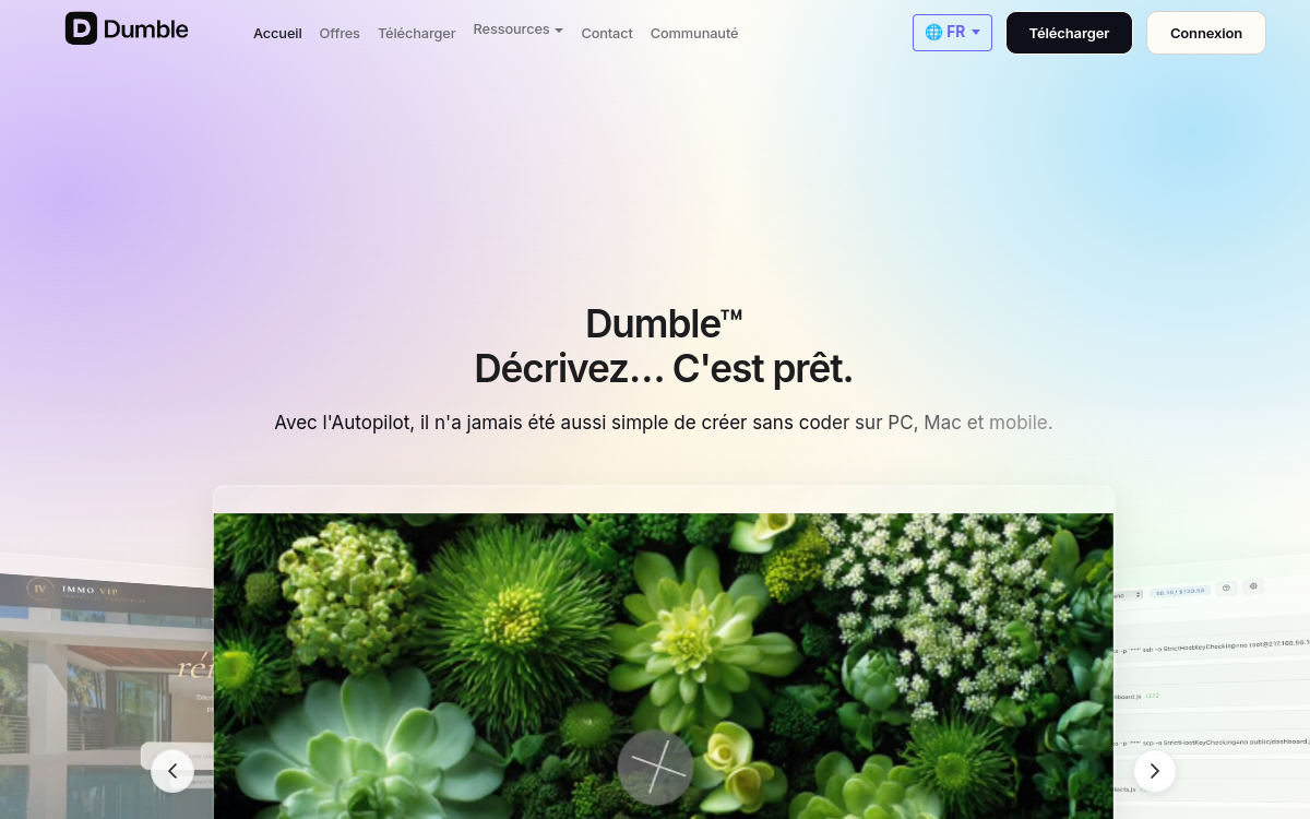 Screenshot von Dumble
