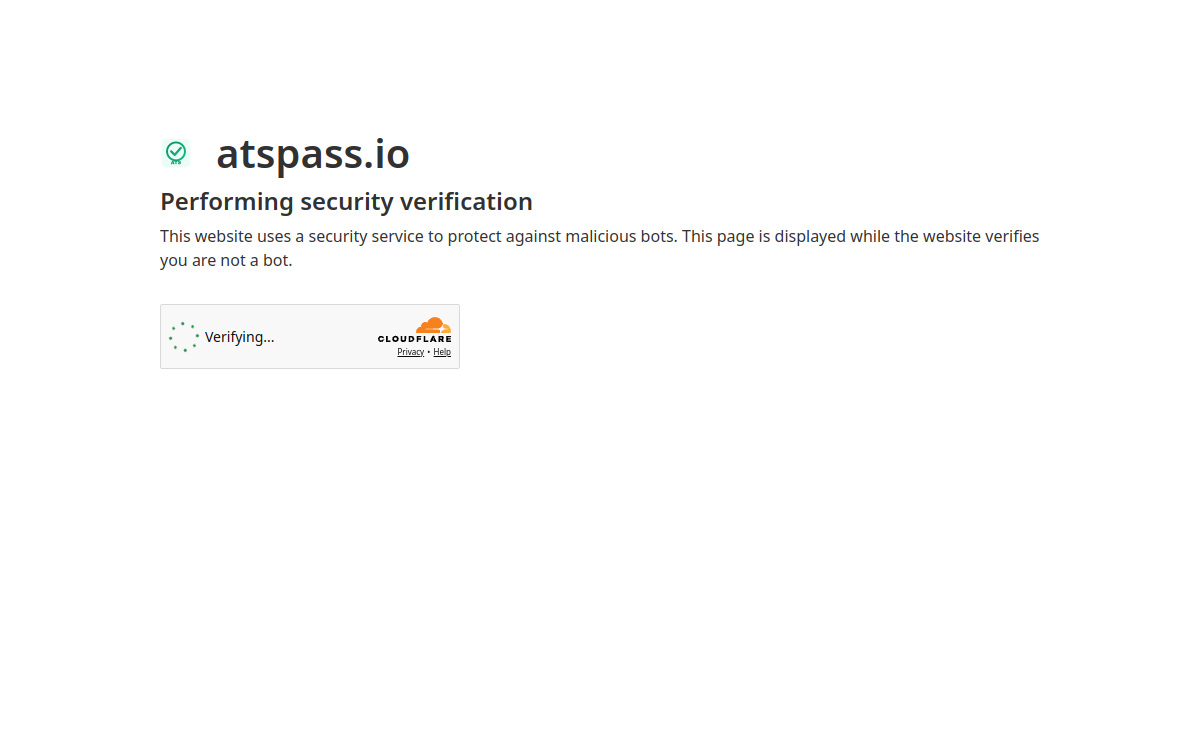 Screenshot von AtsPass