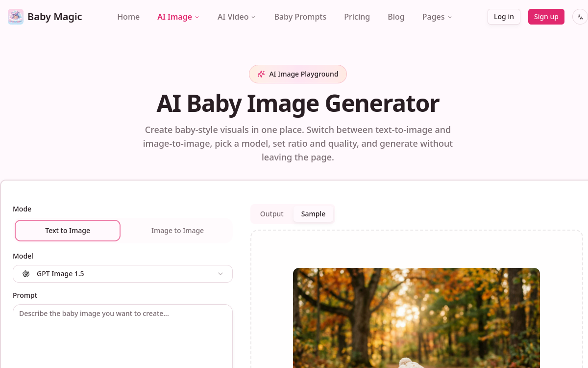 Screenshot von Baby Magic
