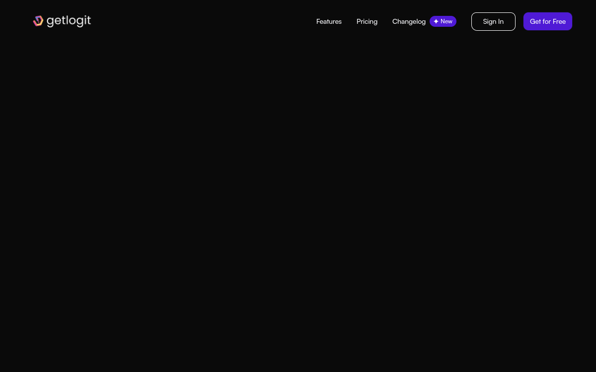 Screenshot von GetLogit