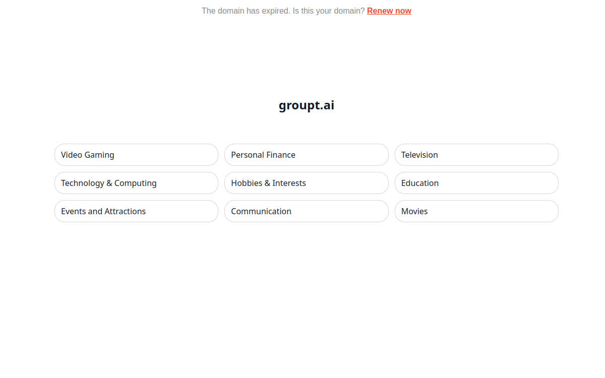 Screenshot von Groupt