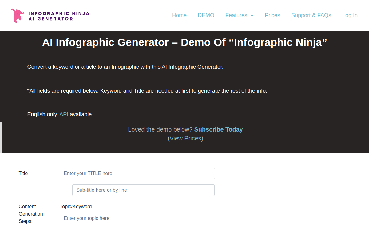 Screenshot von Infographic.Ninja