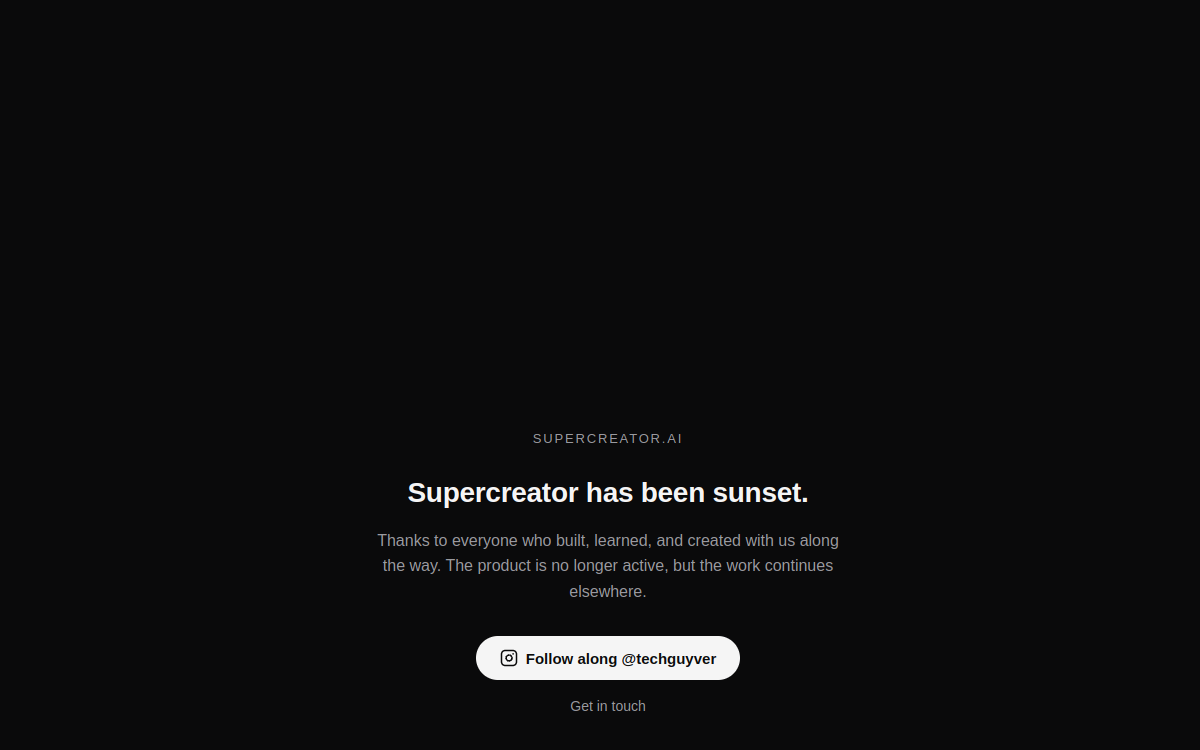 Screenshot von Supercreator