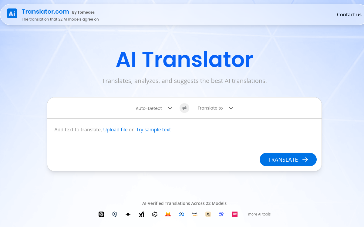 Screenshot von AI Translator